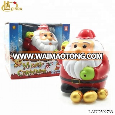 Hot Father Christmas toys electric raw eggs toys Christmas music plastic toys Christmas gift