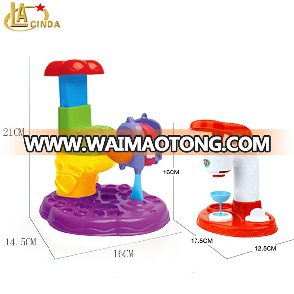 Kid's color dough toy magical dough toy icecream machine play clay set