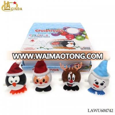 Funny plastic jumping toys christmas cheap wind up toys